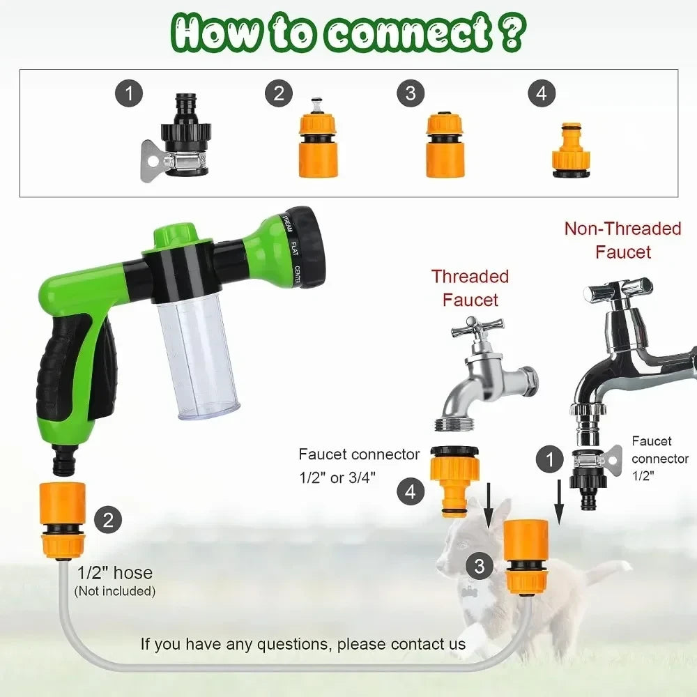 Multi-Function Pet Bath Sprayer