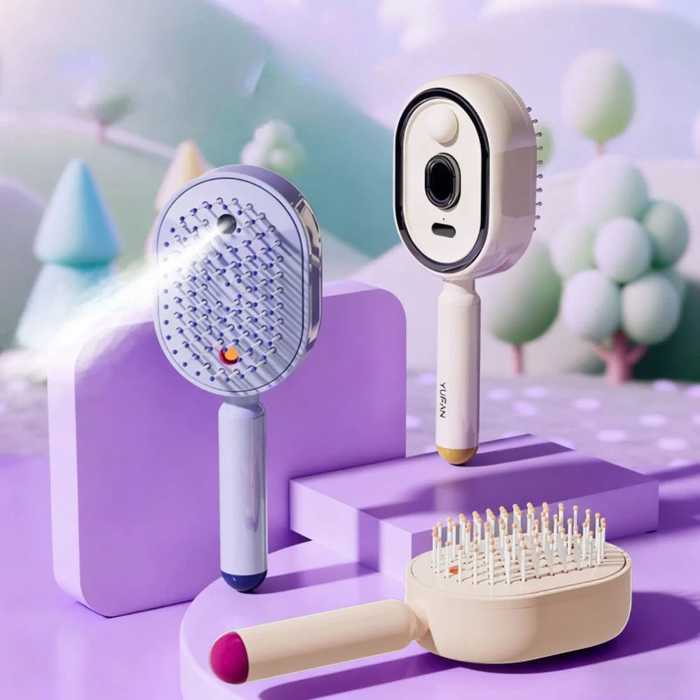 Rechargeable Steam Hair Brush