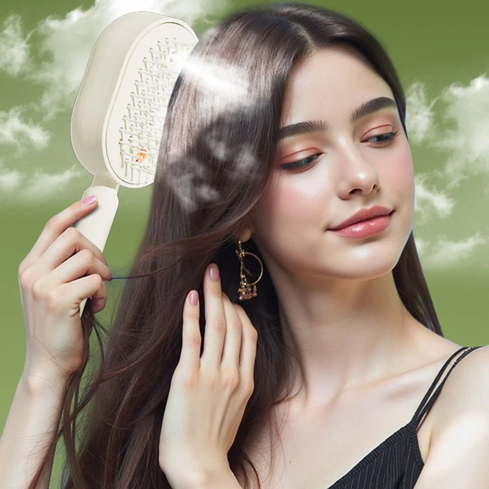 Rechargeable Steam Hair Brush